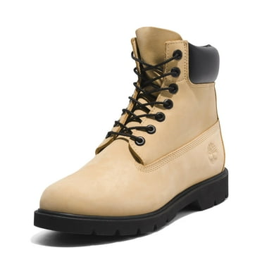 Timberland Men's 6 Inch Basic Waterproof Boots with Padded Collar, Moonstone, 11 Medium