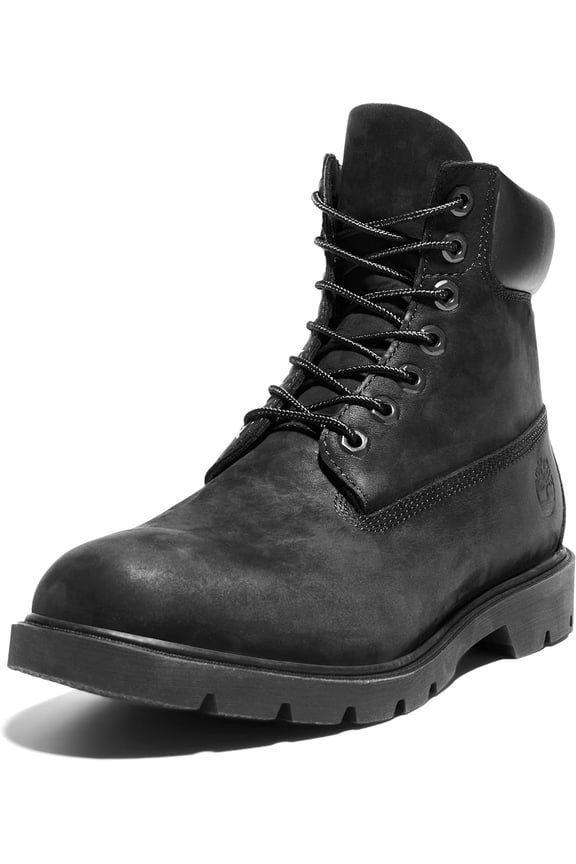 Men's 6 Inch Basic Waterproof Boots with Padded Collar, Wheat, 9