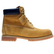 Timberland Mens 6 Inch Premium Boot Leather Wheat Yellow Ankle-High Leather Boot - 8M