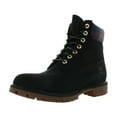 thumbnail image 1 of Timberland 6-Inch Premium Waterproof Men's BootsBlack Nubuck With Pink10M, 1 of 4