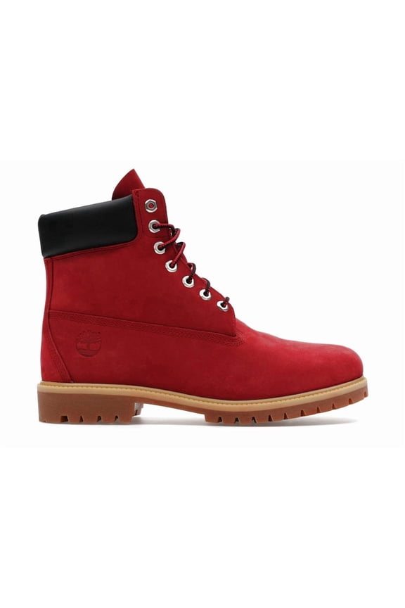 Men's 6" Premium Waterproof Boot Dark Red Nubuck, from StockX