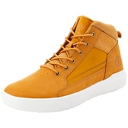 Timberland Mens Casual Shoes Allston Fashion Mid Lace Up Sneakers Leather Upper Eva Midsole Insulated Lining Rubber Outsole Breathable Lightweight