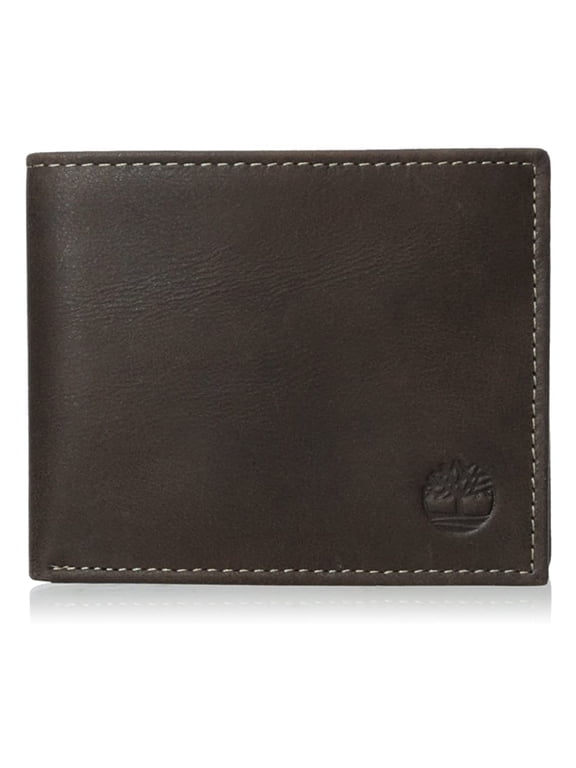 Men's Bifold Wallet Genuine Leather Flip ID Billfold Holder Passcase