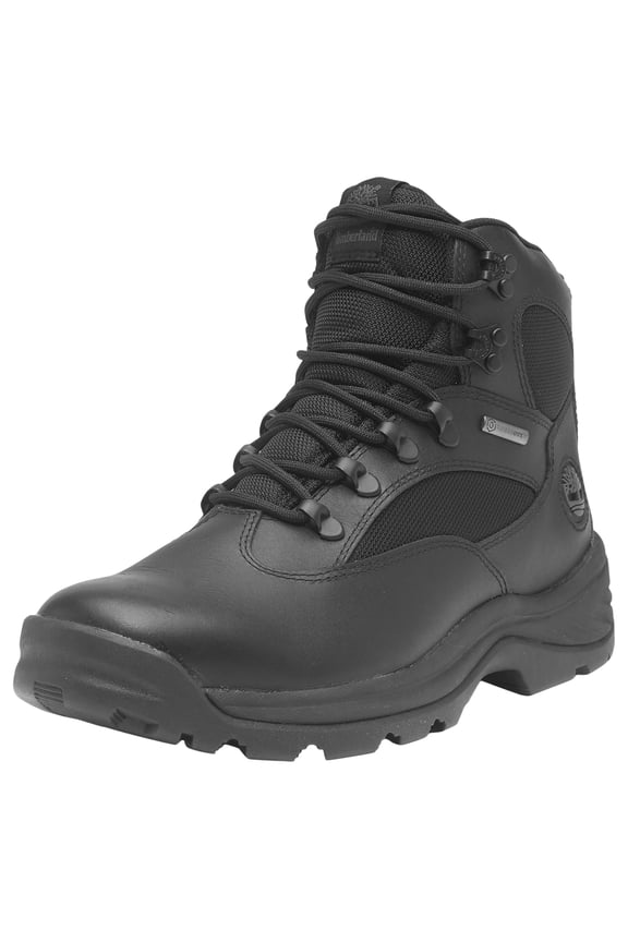 Chocorua Waterproof Mid Hiking Boots for Men Durable Leather Mesh Seam-Sealed Cushioned Midsole Rubber Lug Outsole Lace-Up Ankle Boot