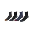 thumbnail image 1 of Timberland Men's, Comfort Quarter Socks, Arch Support, Padded Cushion, Moisture Control 4-pack, 1 of 6