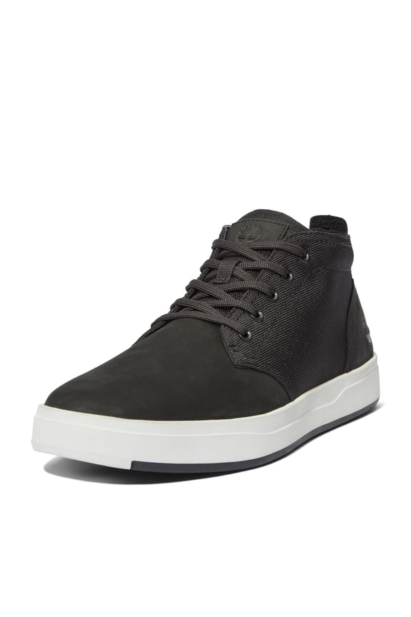 Davis Square Chukka Casual Shoes for Men Leather Canvas Sneakers Ortholite Insole Rubber Outsole Durable Lightweight Comfort