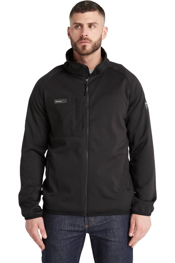 Men's Dryshift Softshell Fleece Jacket, Black, Size Medium
