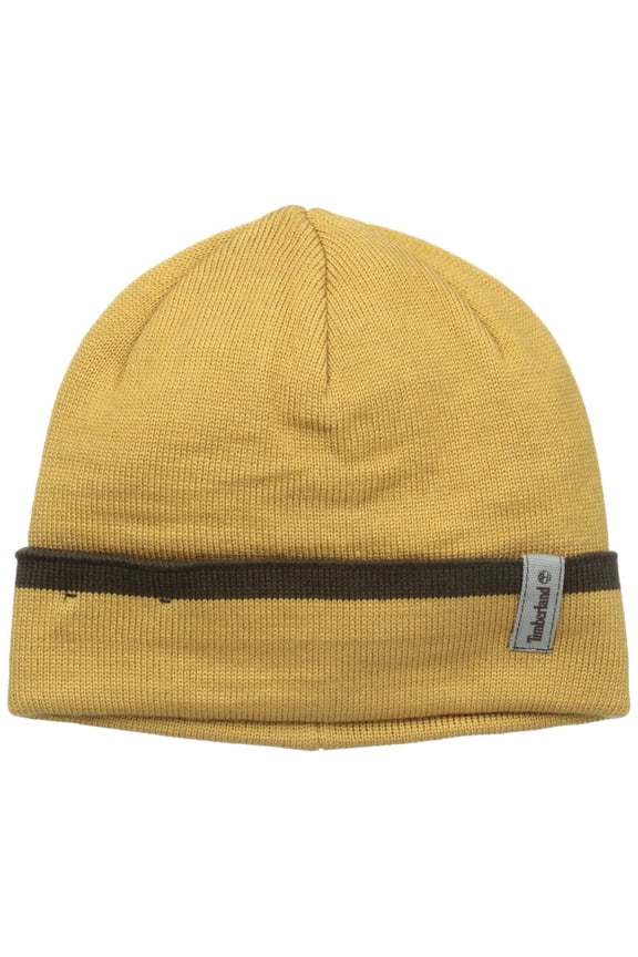 Men's Fashion Cuff Beanie, Wheat, One Size