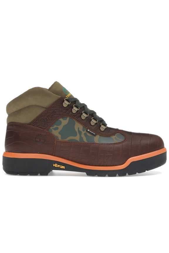 Men's Field Boot Mid Lace Up Gore-Tex Starcow Medium Brown Camo, from StockX