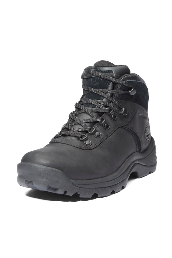 Flume Mid Waterproof Hiking Boots for Men Seam-Sealed Construction Gusseted Tongue Rustproof Speed Lace Eva Midsole Rubber Lug Outsole