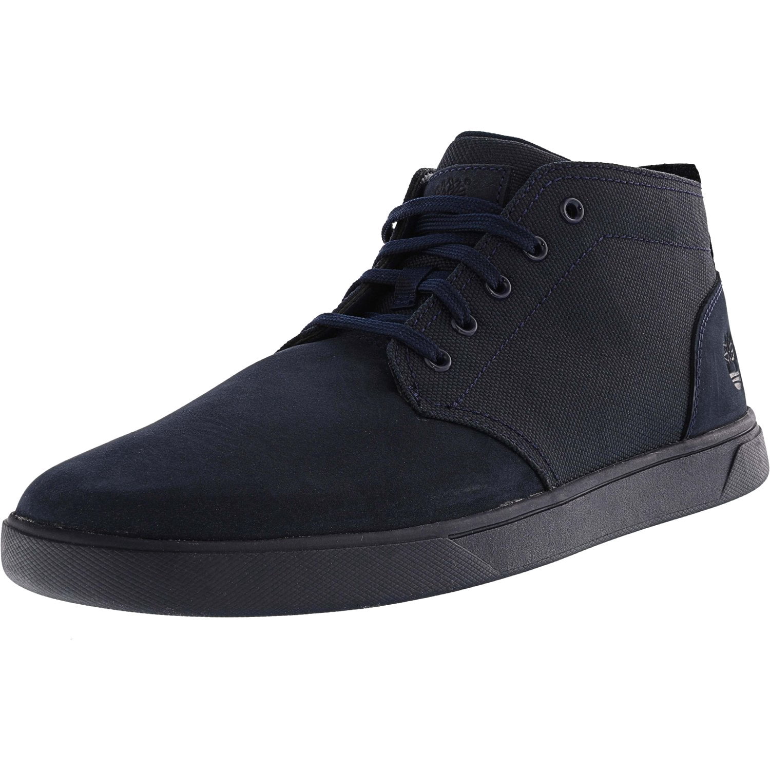 Timberland Men's Groveton Leather And Textile Chukka Dark Blue Mono