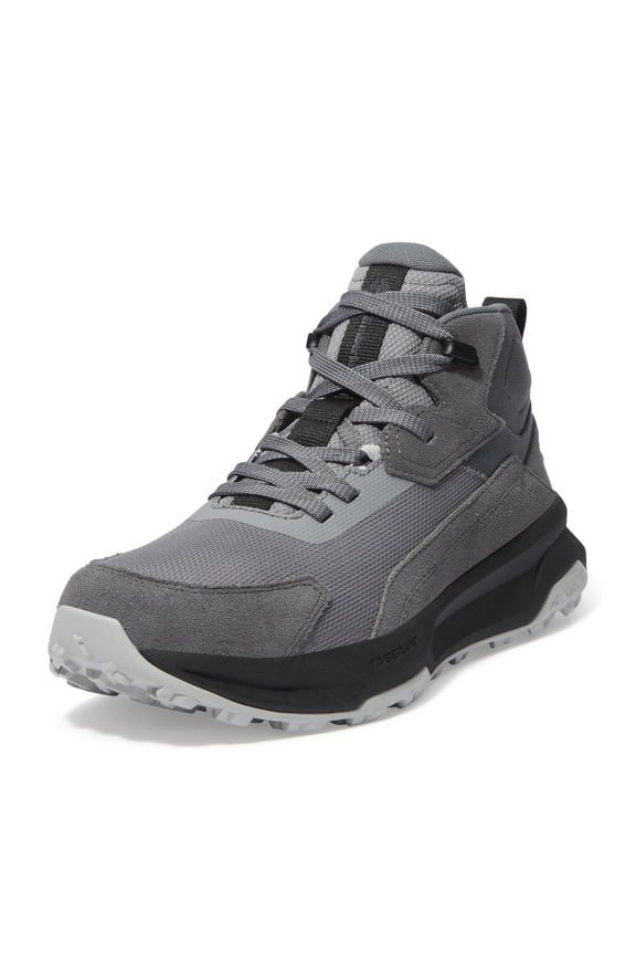 Motion Ledge Shoes for Men Casual Shoes Leather Mesh Lace Up EVA Midsole ReBOTL Lining TimberGrip Lug Outsole