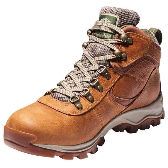 Timberland Mt Maddsen Mid Waterproof Hiking Boots for Men Anti Fatigue Eva Cushioning Durable Leather Traction Rubber Outsole Trail Support