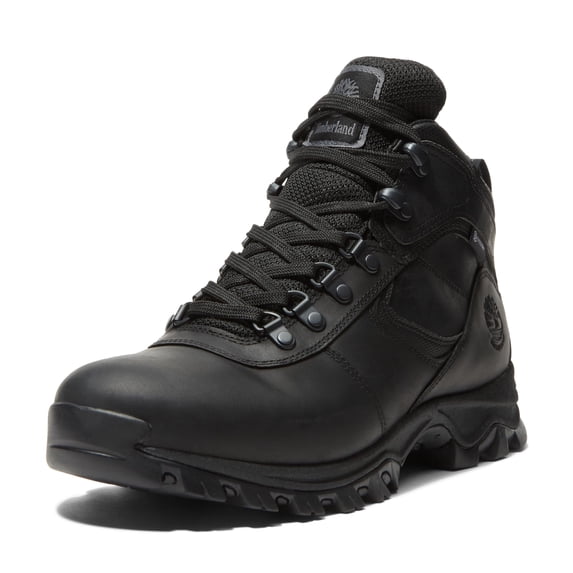 Timberland Mt Maddsen Mid Waterproof Hiking Boots for Men Anti Fatigue Eva Cushioning Durable Leather Traction Rubber Outsole Trail Support