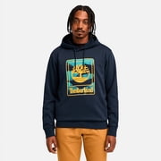 Timberland Mens Outdoor Oval Brushback Hoodie Angora White Cream Style TB0A6W9T433 Size XXL