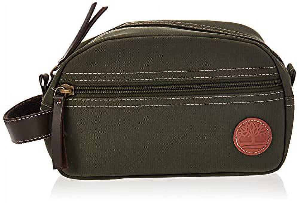 Timberland Men's Toiletry Bag Canvas Travel Kit Organizer