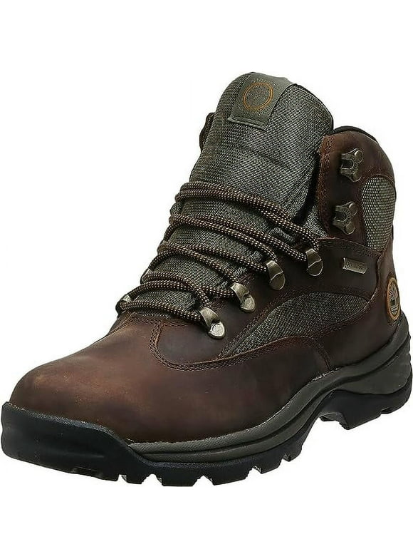 Timberland Men's Waterproof Mid Hiker Boots, Brown/Green, 11 D