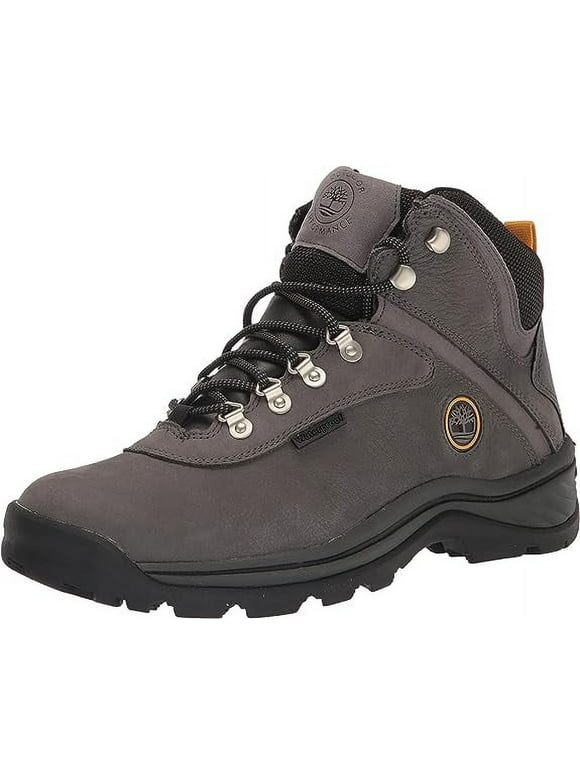 Timberland Men's White Ledge Mid Waterproof Hiking Boot, Medium Grey Nubuck, 8