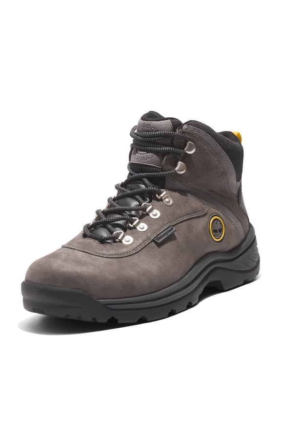 Ledge Waterproof Hiking Boots for Men Leather Lace Up Outdoor Boots Rebotl Fabric Eva Cushion Rubber Lug Outsole