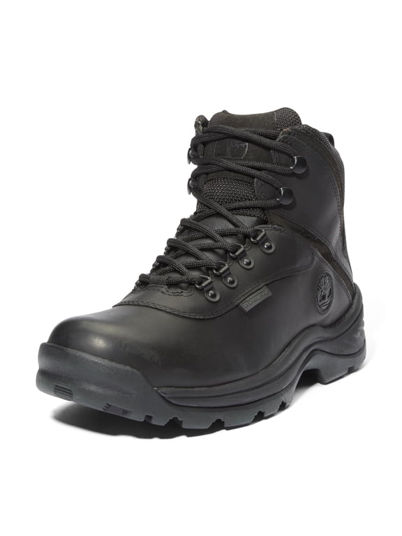 Ledge Waterproof Hiking Boots for Men Leather Lace Up Outdoor Boots Rebotl Fabric Eva Cushion Rubber Lug Outsole