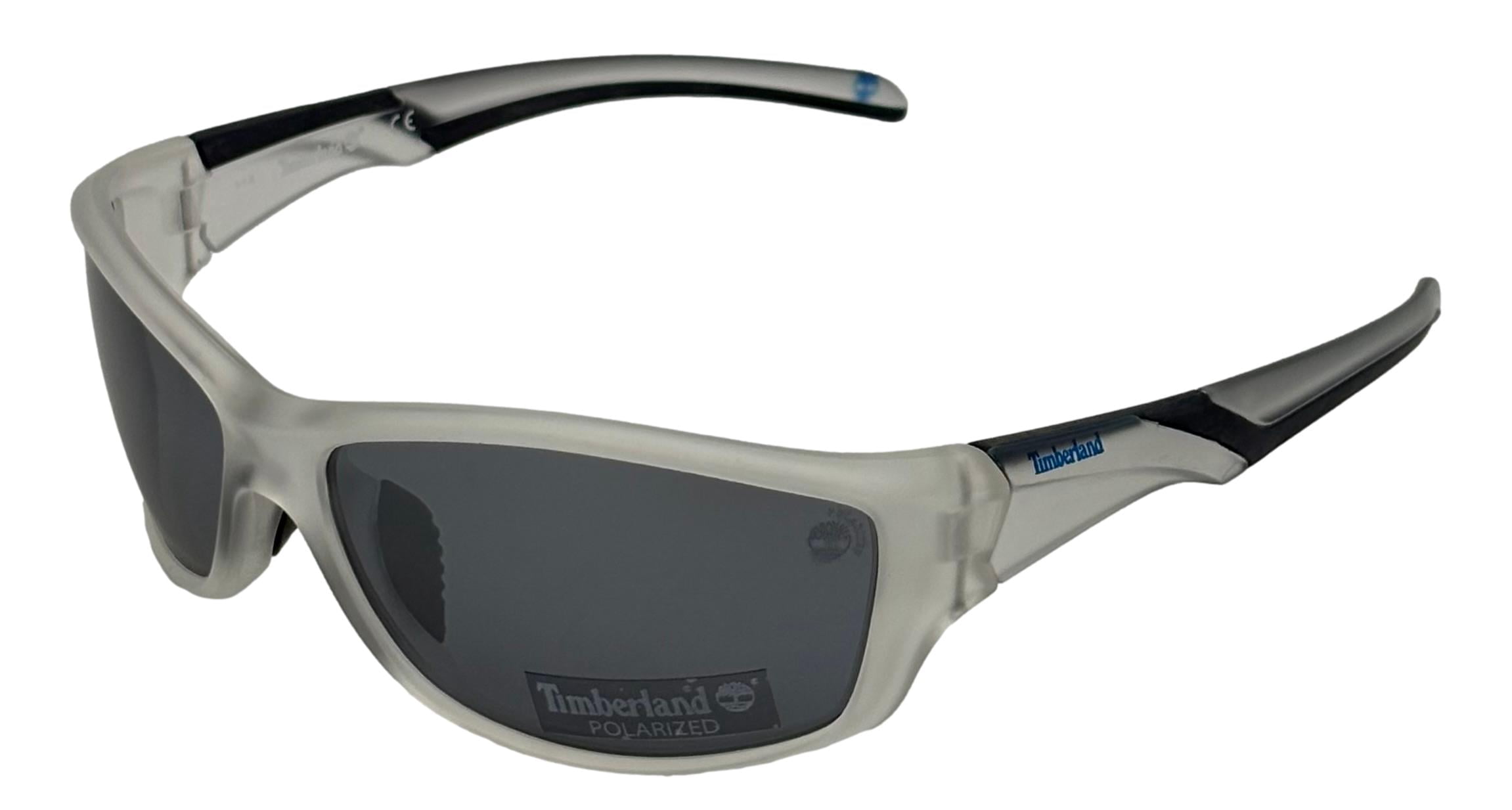 Timberland Mens Crystal Rectangle Plastic Wrap Polarized Sunglass TB7150 26D