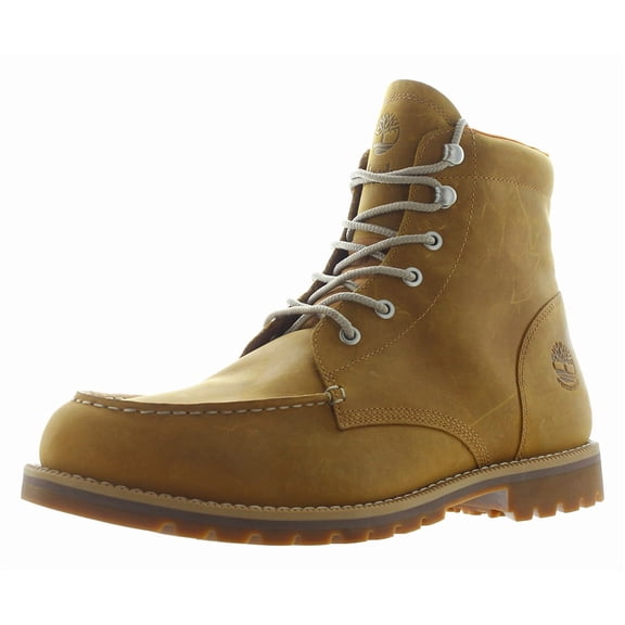 Timberland Redwood Falls Waterproof Moc Toe Boot Mens Shoes Size 8, Color: Wheat/Full Grain