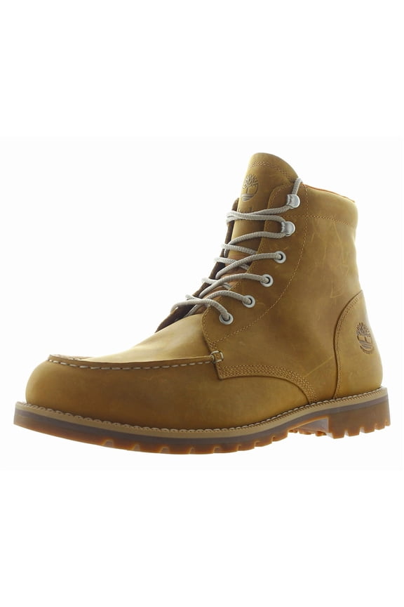Redwood Falls Waterproof Moc Toe Boot Mens Shoes Size 8, Color: Wheat/Full Grain