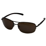 Timberland Mens Rimless Fashion Sunglasses, Bronze/Brown