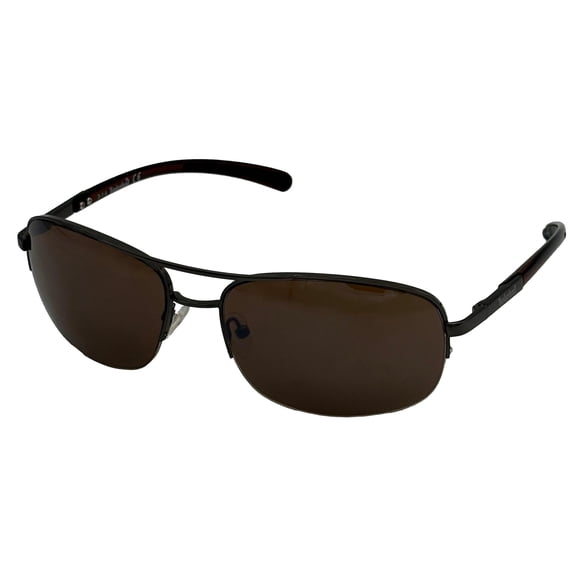 Timberland Mens Rimless Fashion Sunglasses, Bronze/Brown