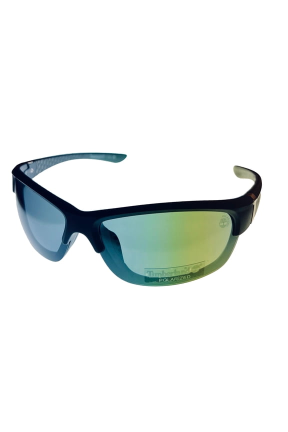 Mens Sunglass Matt Blue Rectangle, Flash Polarized Lens TB7260 91D