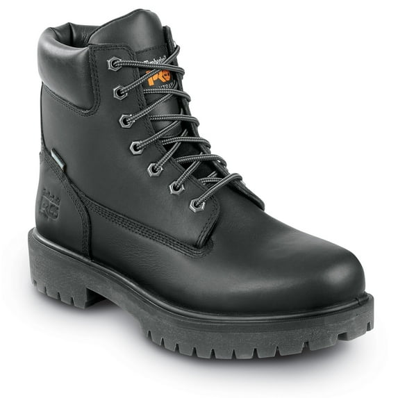 Timberland PRO 6IN Direct Attach Men's, Black, Steel Toe, EH, MaxTRAX Slip Resistant, WP Boot (15.0 M)