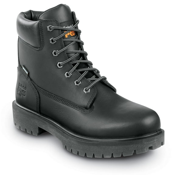 Timberland PRO  6IN Direct Attach Men's, Black, Soft Toe, MaxTRAX Slip Resistant, WP Boot (8.0 M)