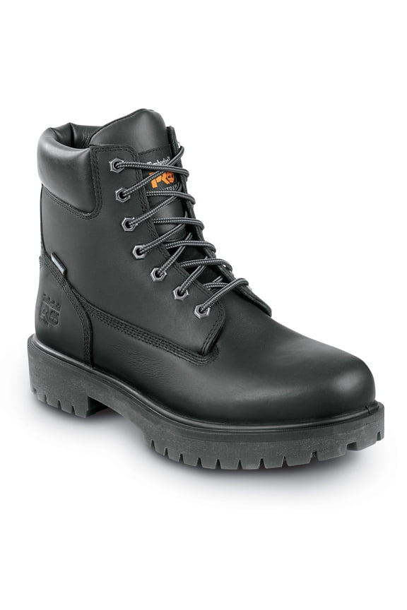 6IN Direct Attach Men's, Black, Soft Toe, MaxTRAX Slip Resistant, WP Boot (8.5 W)