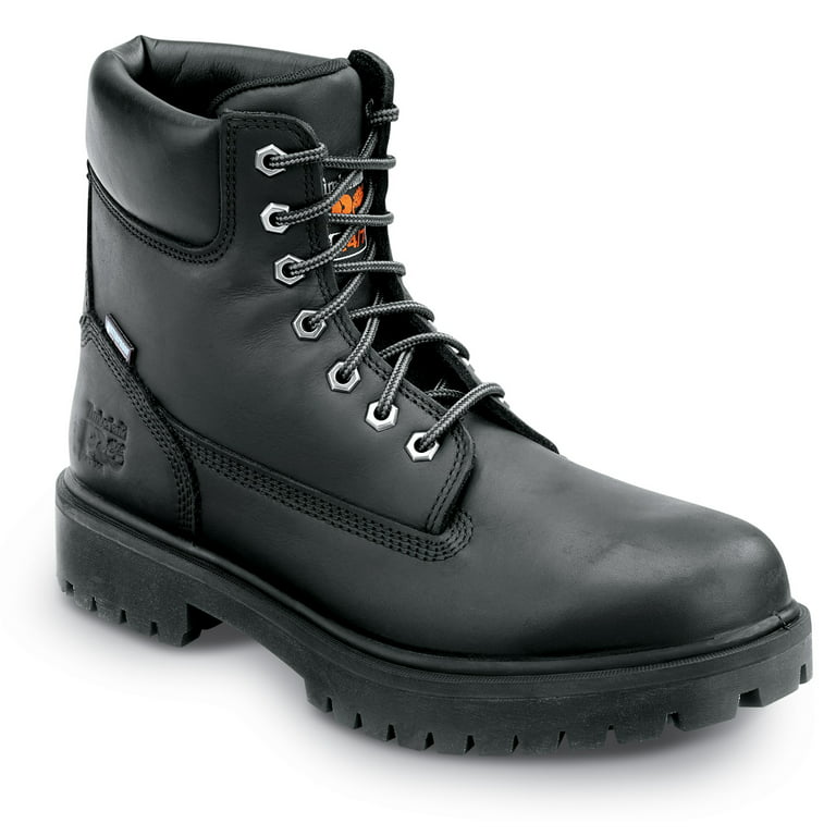 Timberland PRO 6IN Direct Attach Men's, Black, Steel Toe, EH, MaxTRAX Slip  Resistant, WP Boot (11.5 W)