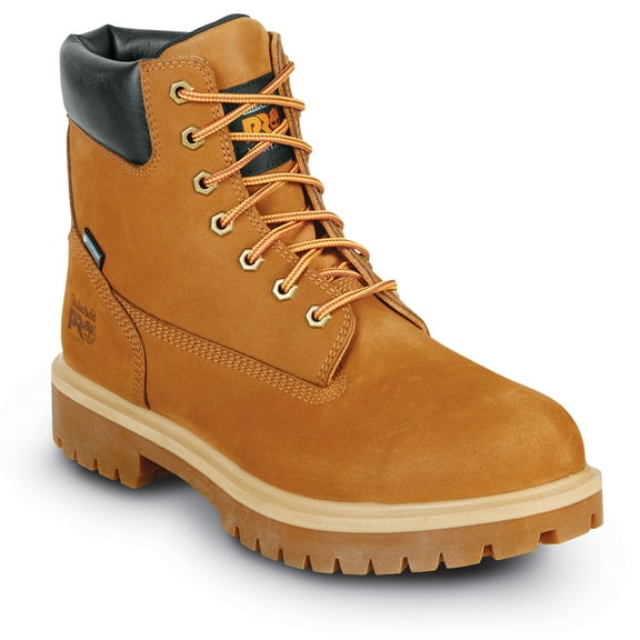 Timberland PRO 6IN Direct Attach, Men's, Cinnamon, Steel Toe, EH, WP/Insulated, MaxTRAX Slip-Resistant Boot (10.5 M)