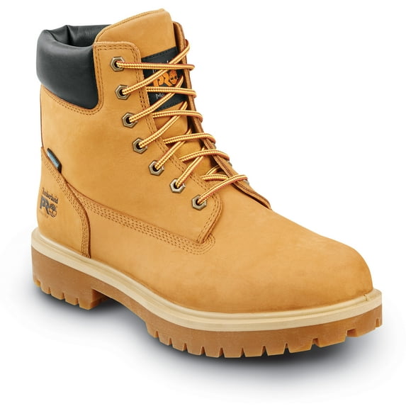 Timberland PRO 6IN Direct Attach Men's, Wheat, Steel Toe, EH, MaxTRAX Slip Resistant, WP Boot (10.5 W)