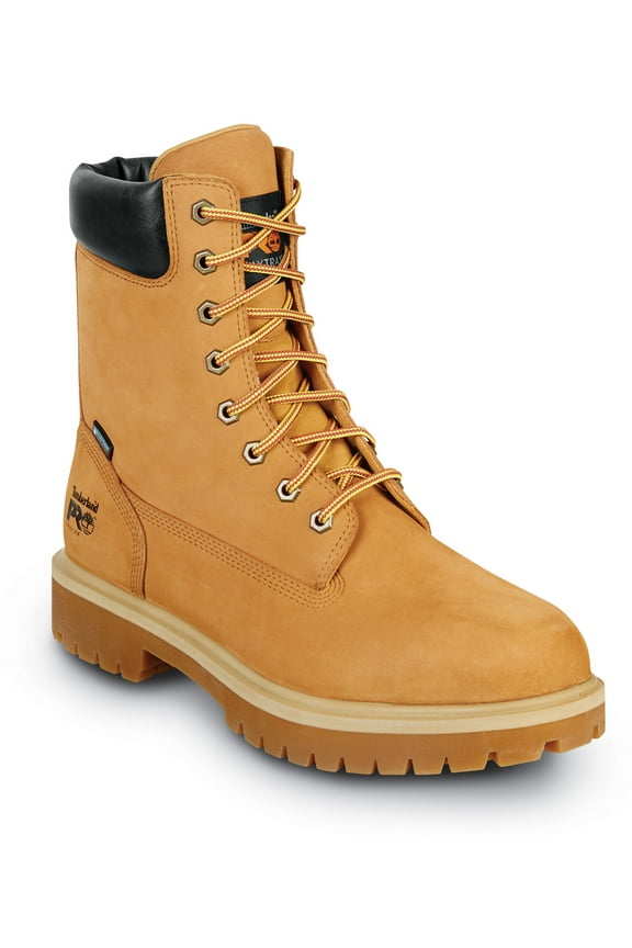 8IN Direct Attach Men's, Wheat, Steel Toe, EH, MaxTRAX Slip Resistant, WP Boot (11.0 W)