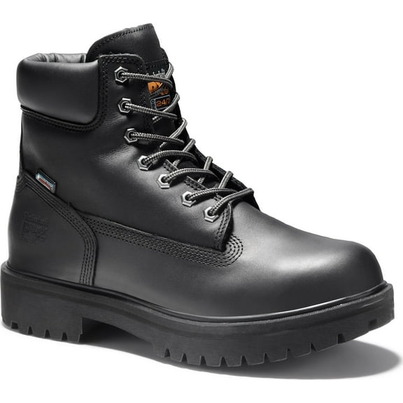 Timberland PRO  Black, Men's 6 Inch Waterproof, Insulated, Steel Toe, EH, Work Boot  (8.0 W)