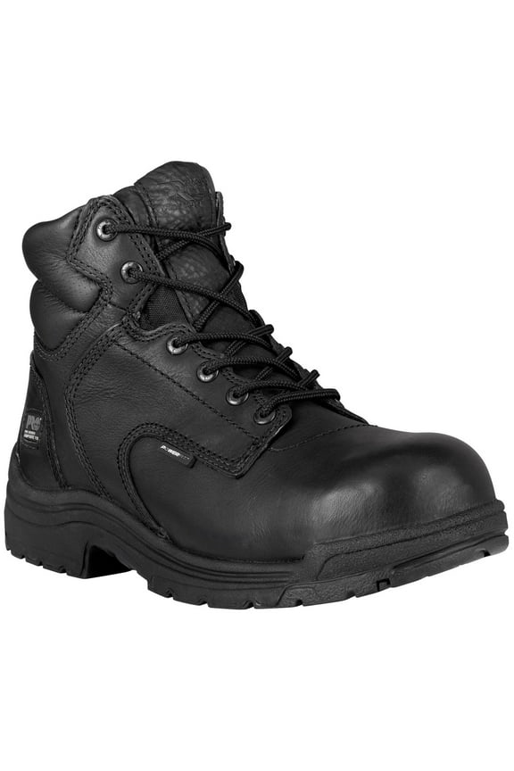 Black, Men's, TiTAN Comp Toe, EH, 6 Inch Work Boot (9.0 M)