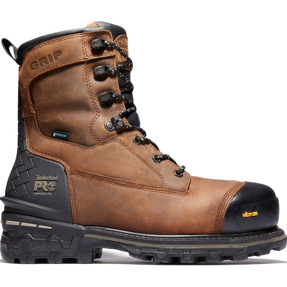 Timberland PRO Boondock HD Men's 8-inch Composite Toe Waterproof Logger Work Boot