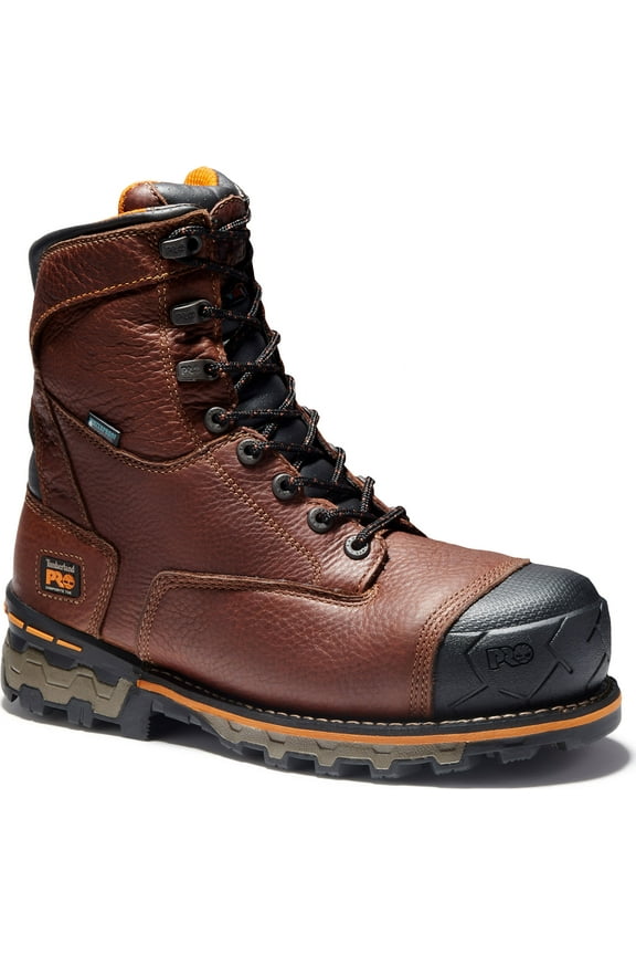 Boondock, Men's, Brown, Comp Toe, EH, WP, 8 Inch Boot (8.5 W)