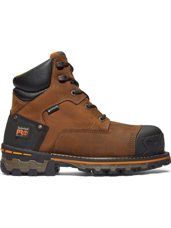 Boondock Men's 6-inch Electrical Hazard Waterproof Work Boot, Distressed Brown, Size 15(W)