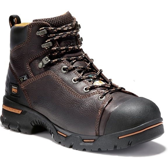 Timberland PRO  Briar Brown, Men's, Endurance Steel Toe, EH, Puncture Resistant, 6 Inch Work Boot (10.5 M)