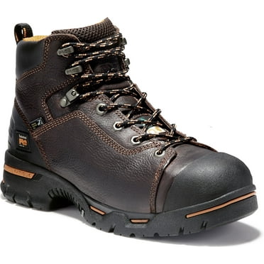 Timberland PRO  Briar Brown, Men's, Endurance Steel Toe, EH, Puncture Resistant, 6 Inch Work Boot (7.0 W)