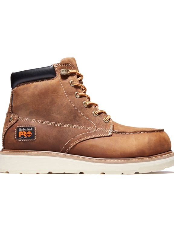 Gridworks Men's Alloy Toe Electrical Hazard Waterproof Work Boot, Golden Brown, Size 7.5(W)