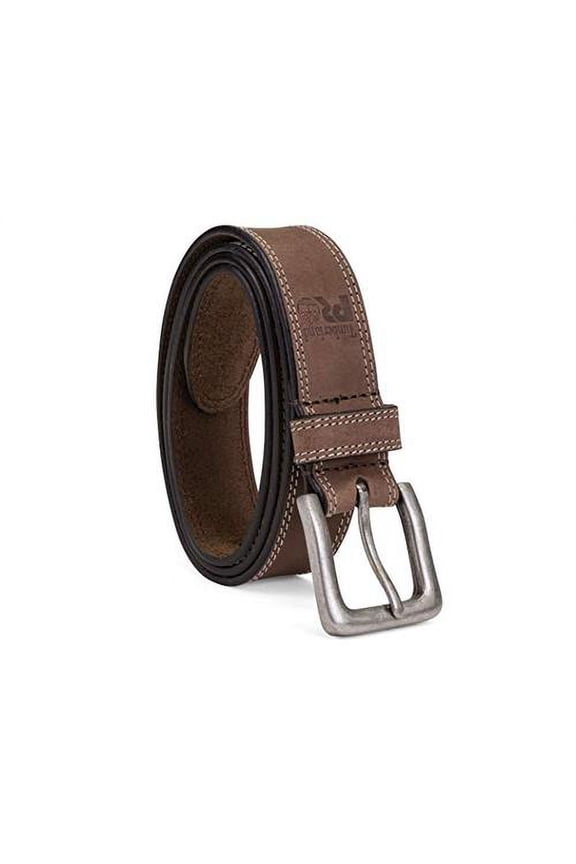 Men's 38mm Boot Leather Belt, Brown, size 40