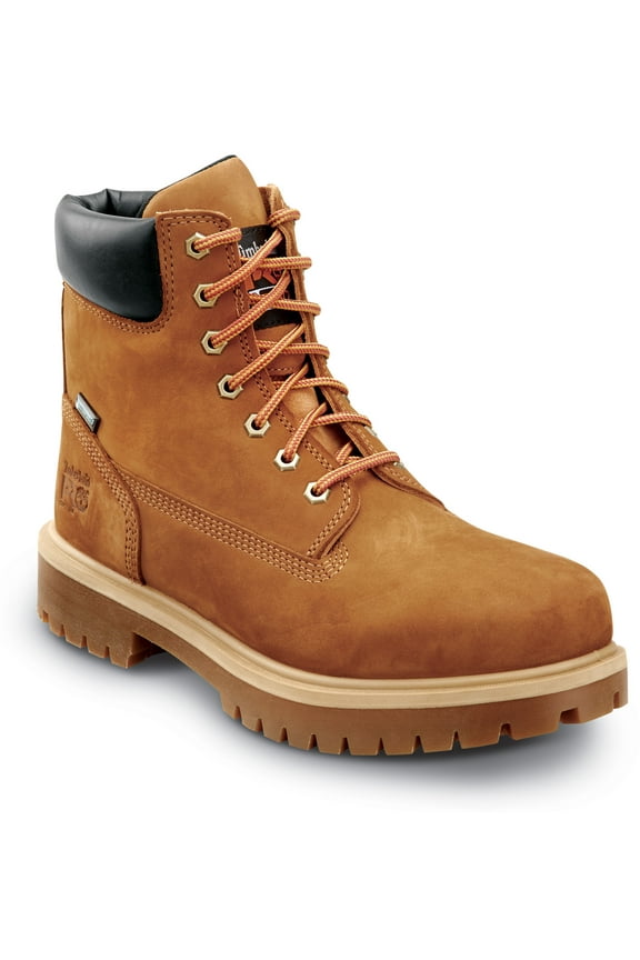 Men’s Waterproof Slip Resistant Work Boots, Medium Cinnamon, 10.5
