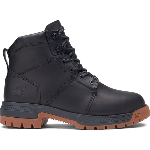 Timberland PRO Montauk Men's 6-inch Steel Toe Electrical Hazard Work Boot, Black Gum, Size 6(M)