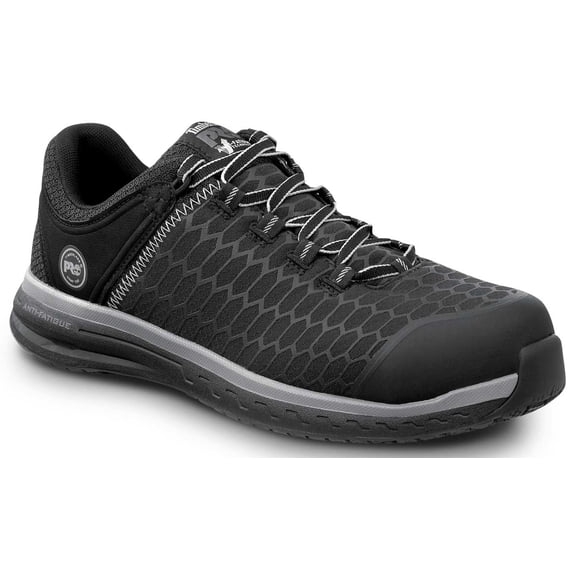 Timberland PRO Powerdrive, Men's, Black, Comp Toe, EH, MaxTRAX Slip Resistant Low Athletic (10.5 M)
