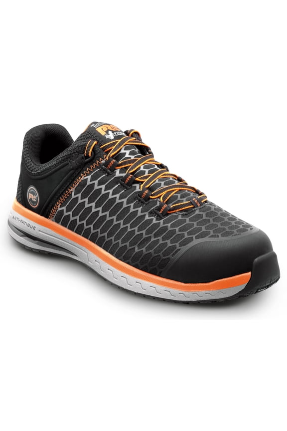 Powerdrive, Men's, Black/Orange, Comp Toe, EH, MaxTRAX Slip Resistant Low Athletic (9.5 M)